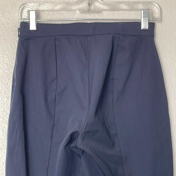 Everlane Curvy Side-Zip Stretch Ankle Pant Slim Stretch Blue Size 2 - Picture 7 of 12